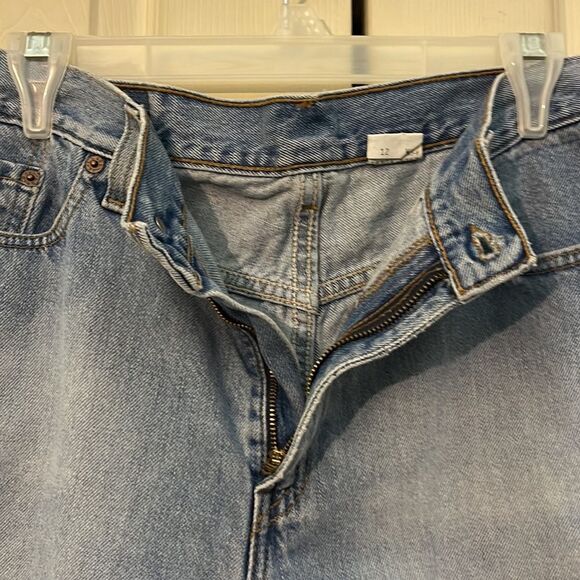 Levi's Vintage Faded Medium Blue Denim Shorts High Rise Red Tag 12 - Picture 8 of 16